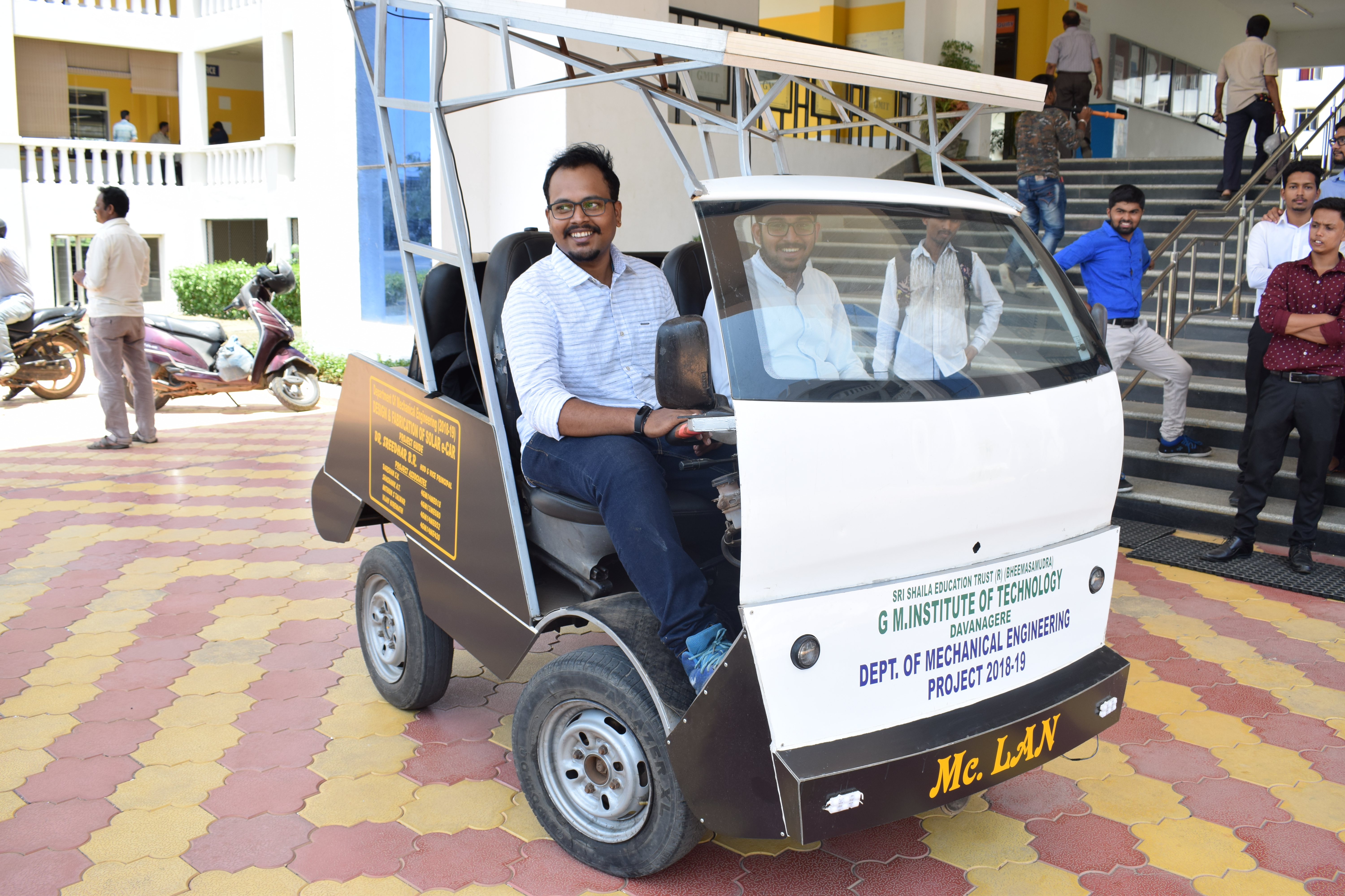 Materials testing setup